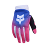 FOX Apparel Blue/pink / Youth X-Small FOX Youth 180 Collect Gloves 36305-A01-YXS 198571031025 Jorgensen Powersports