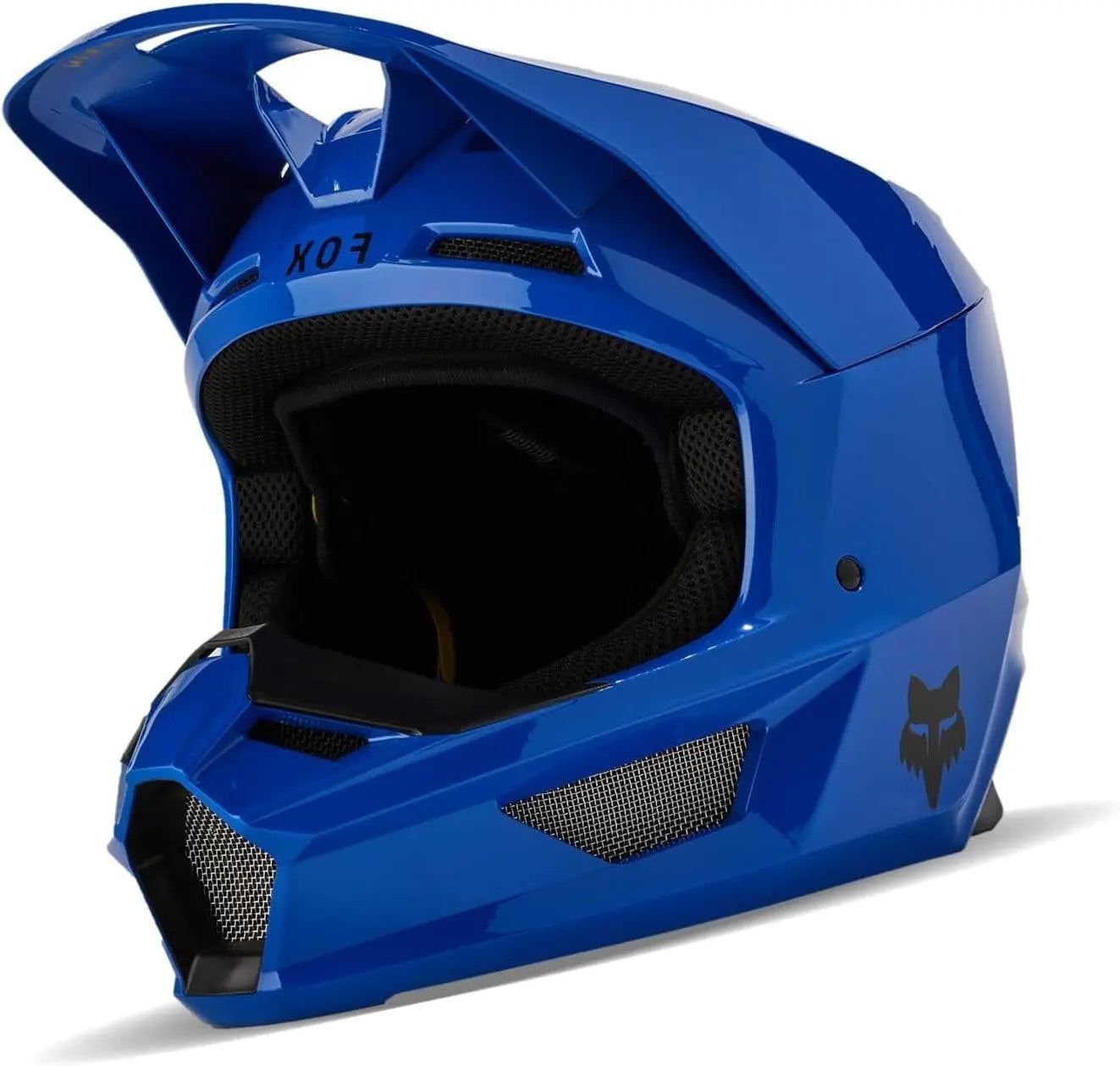 blue mini motorcycle helmet Fox Racing V Core Helmet Blue / Small