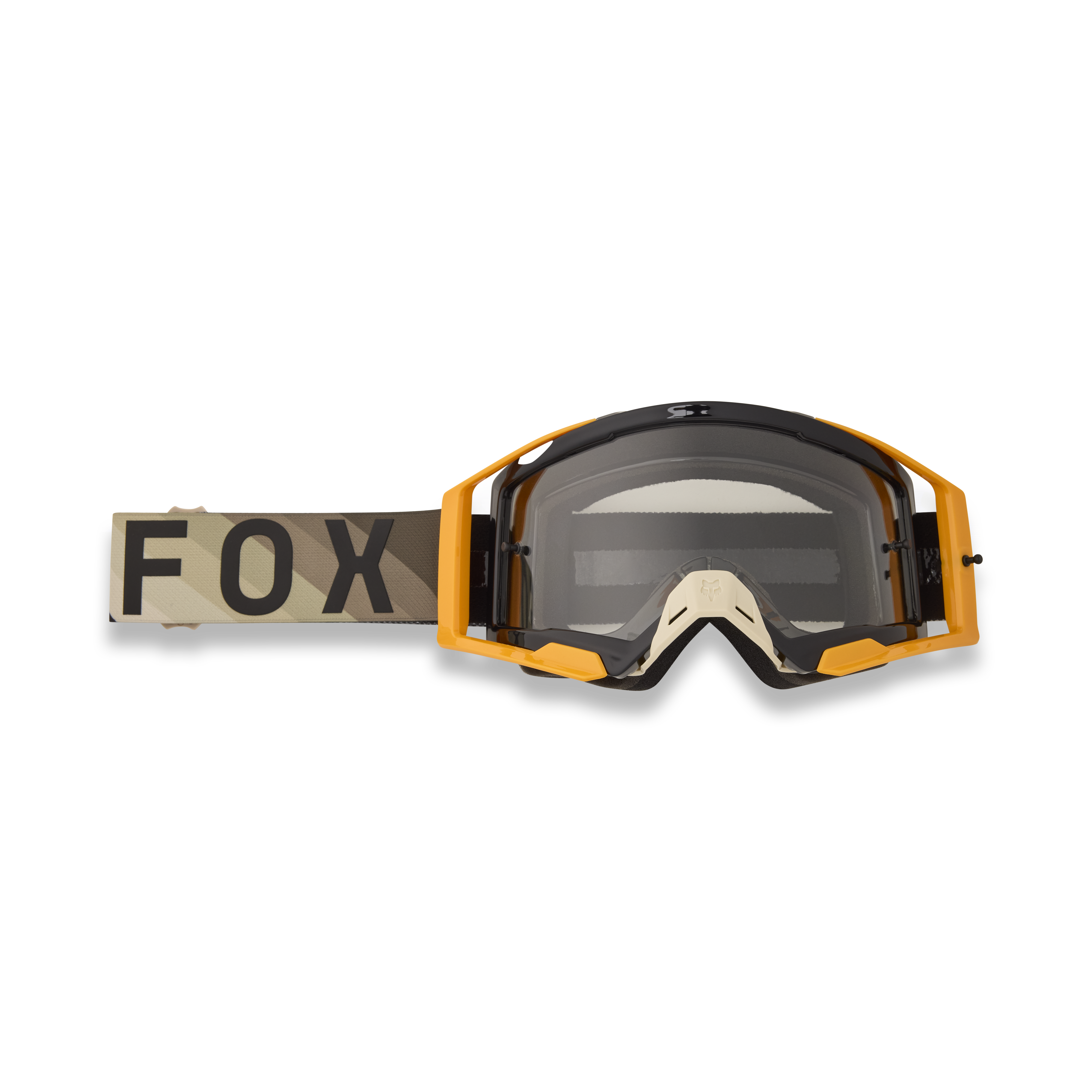 Fox Apparel Brown/Black / Adult Fox Airspace Fade Goggles 2025 33521-539 OS Jorgensen Powersports