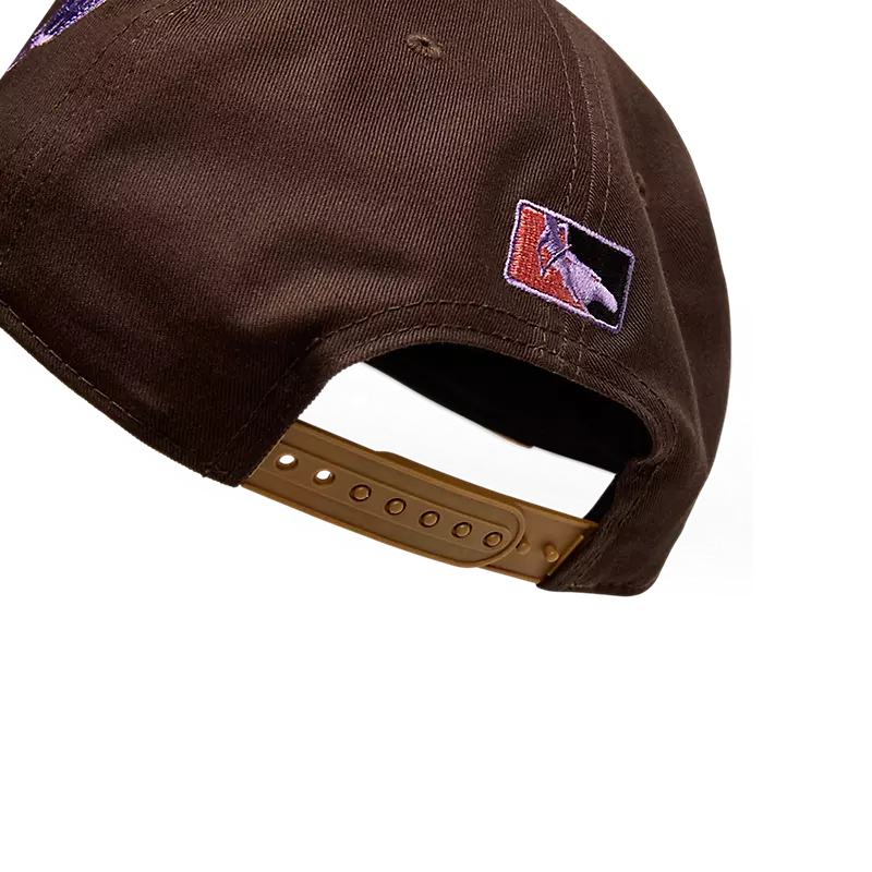 FOX Apparel Brown FOX Pro Circuit 9FIFTY Snapback Hat 33392-222-OS 191972974595 Jorgensen Powersports