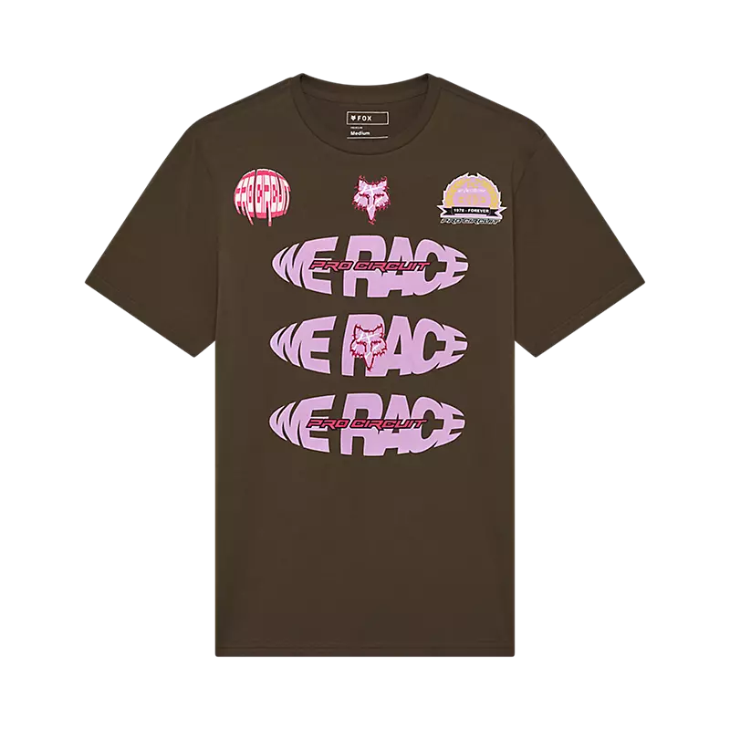 Fox Apparel Brown / Small Fox Pro Circuit SS Tee 2025 33425-373-S Jorgensen Powersports