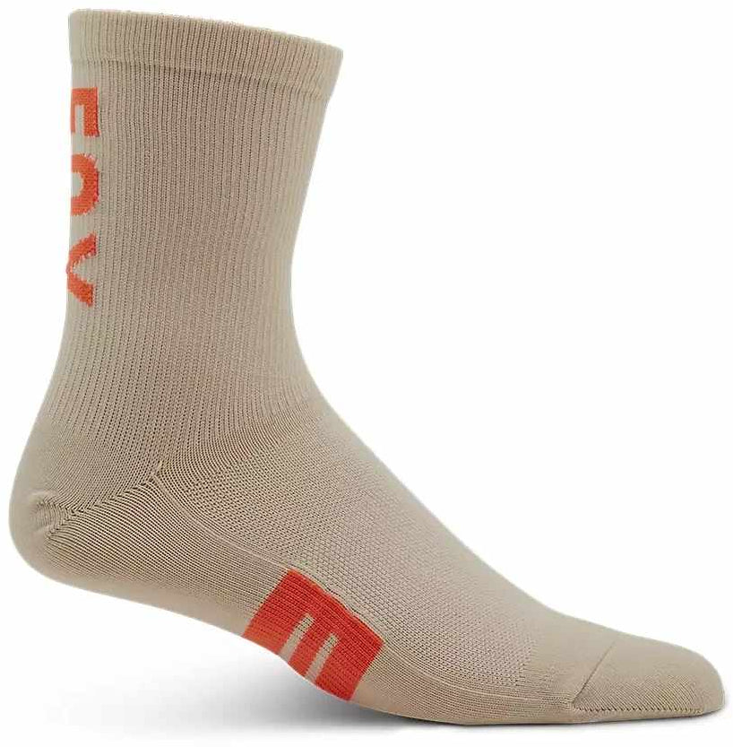 Fox Apparel Cream / XS/S Fox 6" Flexair Merino Socks 31524-242-XS/S 191972939655 Jorgensen Powersports