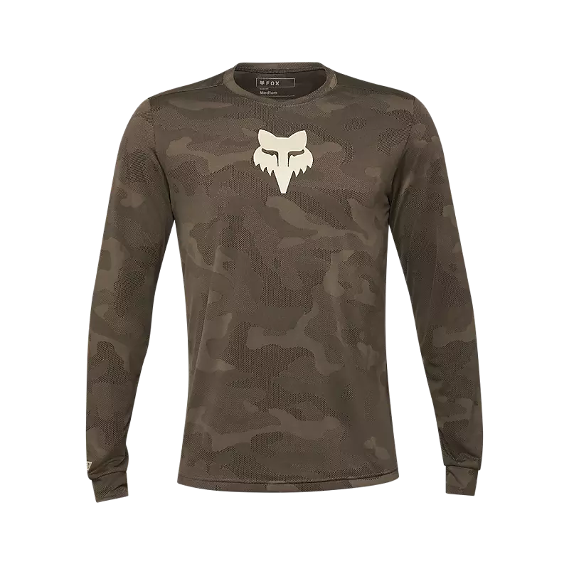 Fox Apparel Dirt Brown / Small Fox Ranger TruDri Long Sleeve Jersey 32365-117-S 191972940729 Jorgensen Powersports