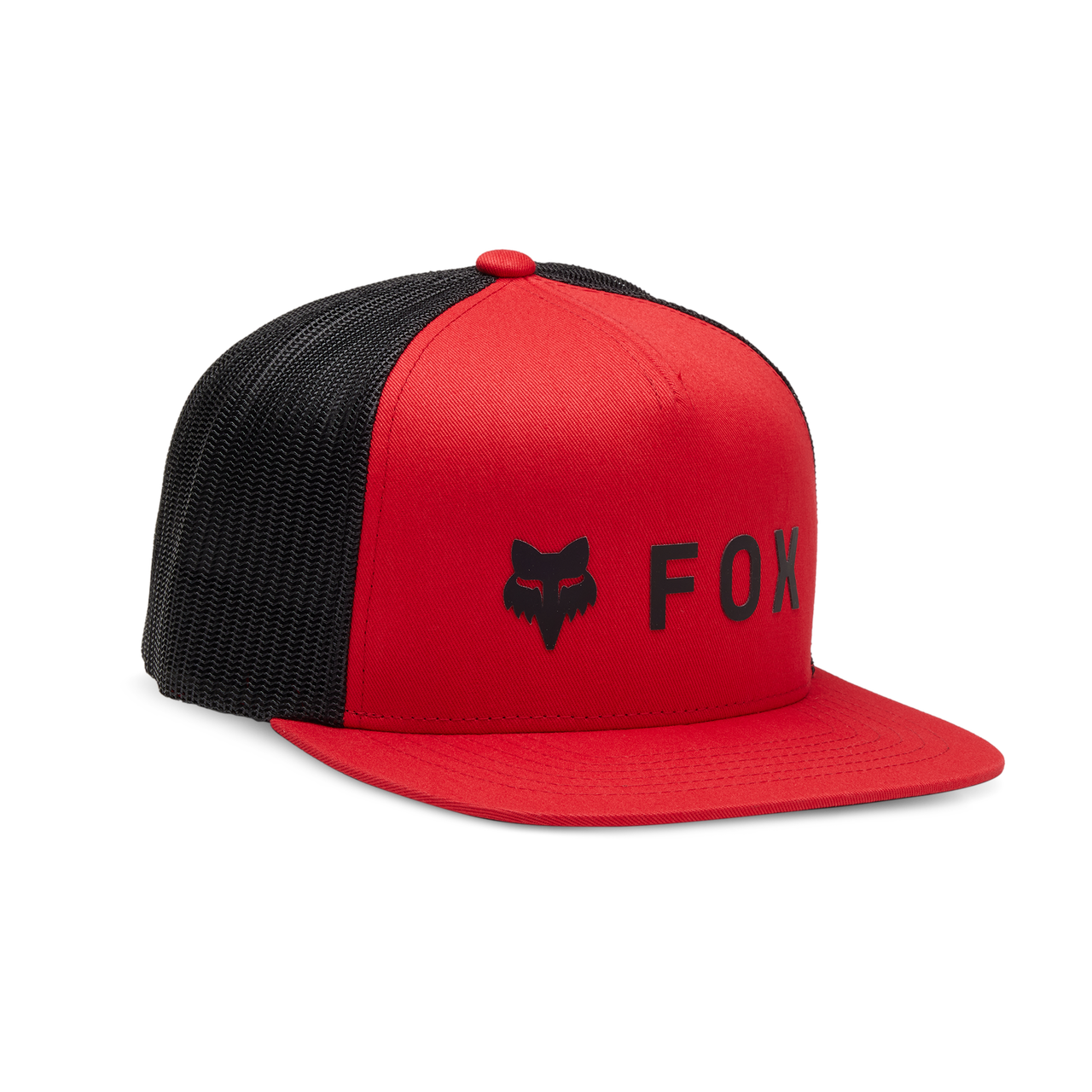 Fox Apparel Flame Red Fox Absolute Mesh Snapback 31640-122 OS 191972835254 Jorgensen Powersports