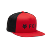Fox Apparel Flame Red Fox Absolute Mesh Snapback 31640-122 OS 191972835254 Jorgensen Powersports