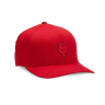 Fox Apparel Flame Red / S/M Fox Head Flexfit Hat 31622-122-S/M 191972835186 Jorgensen Powersports
