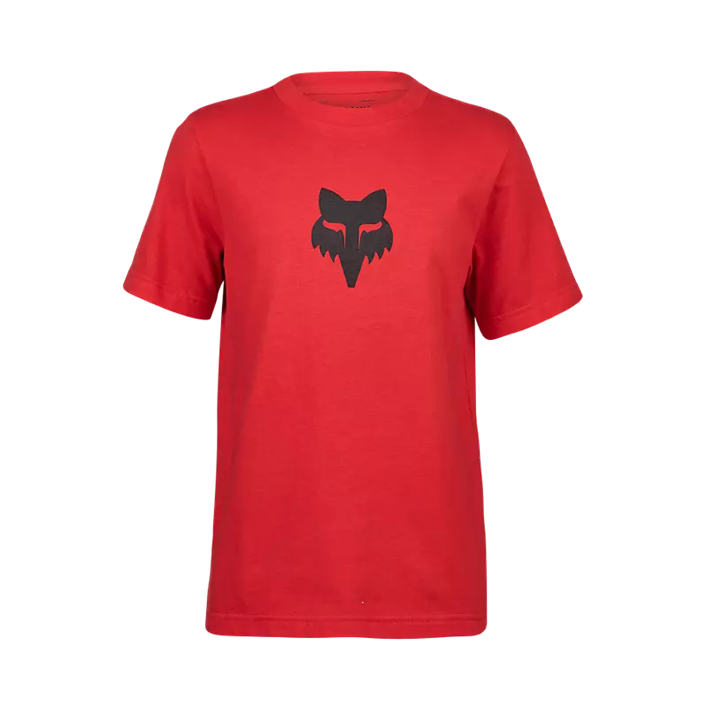 Fox Apparel Flame Red / Youth Extra Small Fox Legacy Basic Tee Youth 31819-122-YXS 191972835001 Jorgensen Powersports