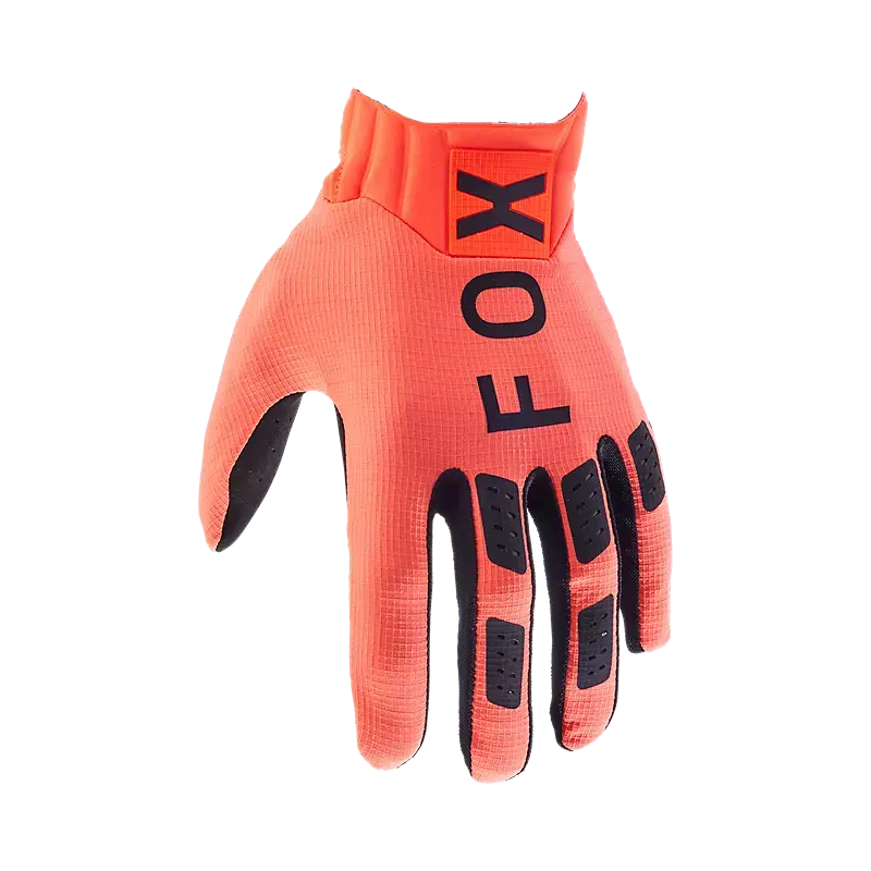 Fox Apparel Flo Orange / Small Fox Flexair Gloves 33725-824-S 191972945700 Jorgensen Powersports