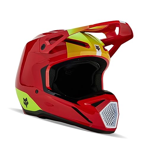 Fox Apparel Flo Red / Youth Small Fox V1 Nitro Helmet Youth 31401-110-YS Jorgensen Powersports