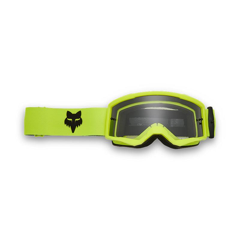 Fox Apparel Flo Yellow Fox Main Core Goggles Youth 33042-130 OS 191972948480 Jorgensen Powersports