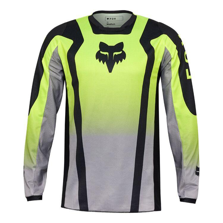 Fox Apparel Flo Yellow / Medium Fox 180 Lean Jersey 33008-130 M 191972948152 Jorgensen Powersports