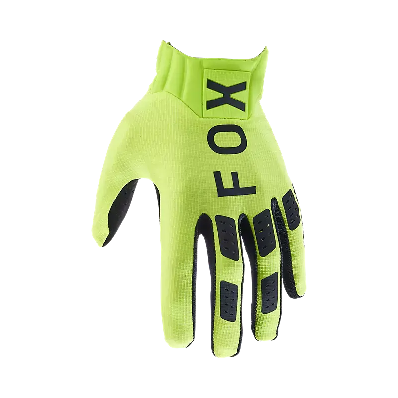 Fox Apparel Flo Yellow / Small Fox Flexair Gloves 33725-130-S 191972949050 Jorgensen Powersports