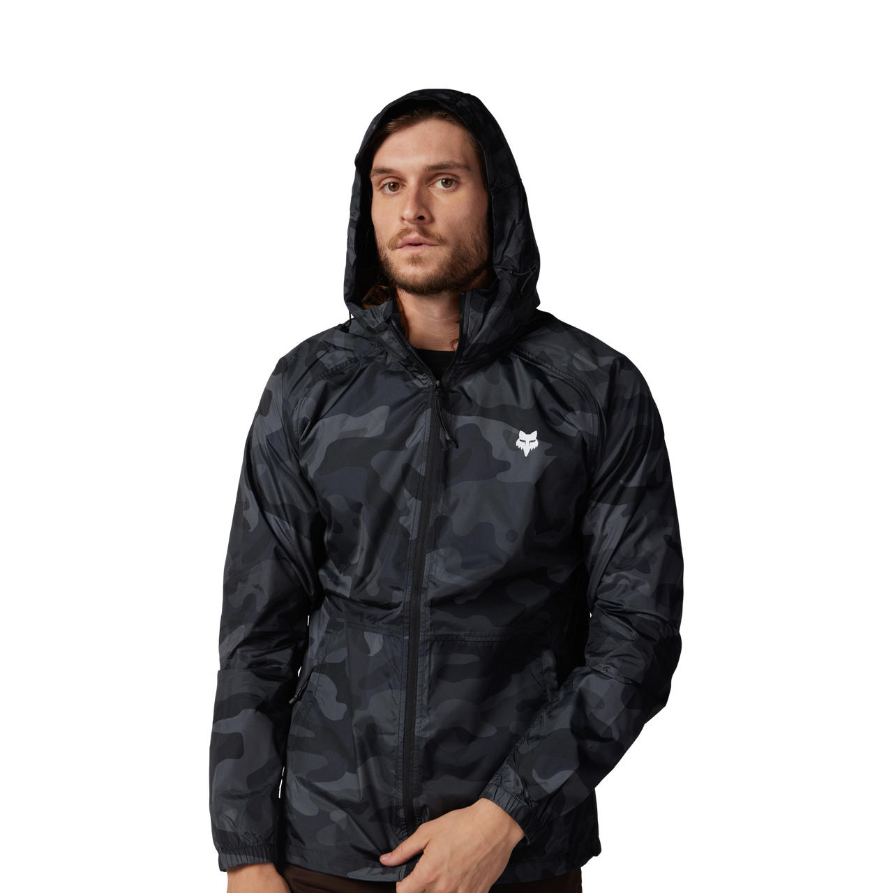 Fox Apparel Fox Head Camo Windbreaker Jorgensen Powersports