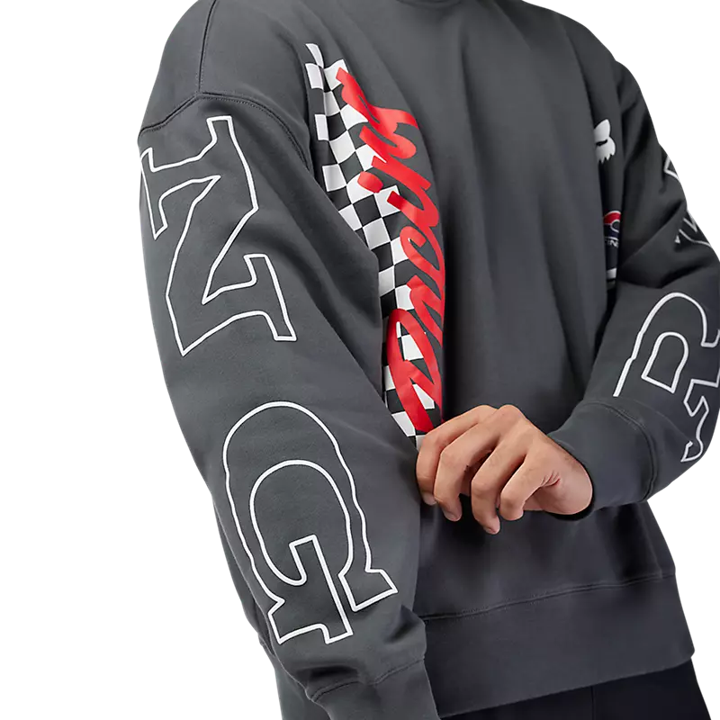 Fox Apparel Fox Racing x Honda Oversized Fleece Crewneck – 2025 Limited Edition Jorgensen Powersports