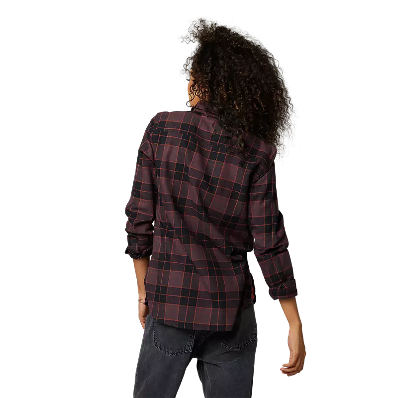 Fox Apparel Fox Women's Pines Flannel Shirt Small 25703-053-S 191972704741 Jorgensen Powersports