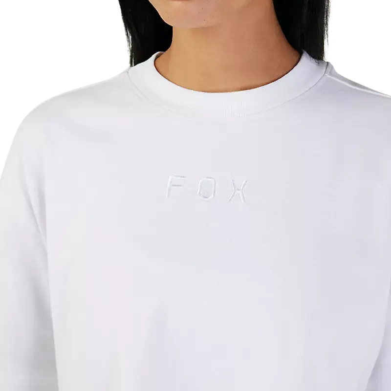 Fox Apparel Fox Women's Wordmark Premium Crop Tee Jorgensen Powersports