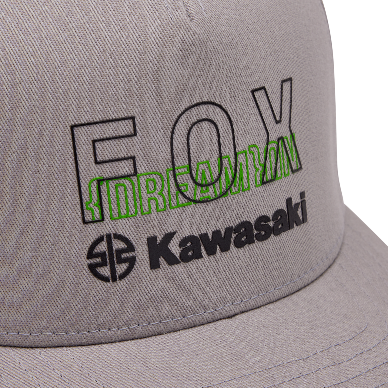 Fox Apparel Fox X Kawasaki FlexFit Hat Jorgensen Powersports