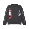 Fox Apparel Gray / Small Fox Racing x Honda Oversized Fleece Crewneck – 2025 Limited Edition 33374-330-S Jorgensen Powersports