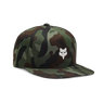 Fox Apparel Green Camo Fox Head Camo Tech Snapback Hat 31635-031-OS 191972838514 Jorgensen Powersports