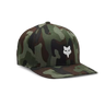 Fox Apparel Green Camo / S/M Fox Head Camo Tech Flexfit Hat 31623-031-S/M 191972838491 Jorgensen Powersports
