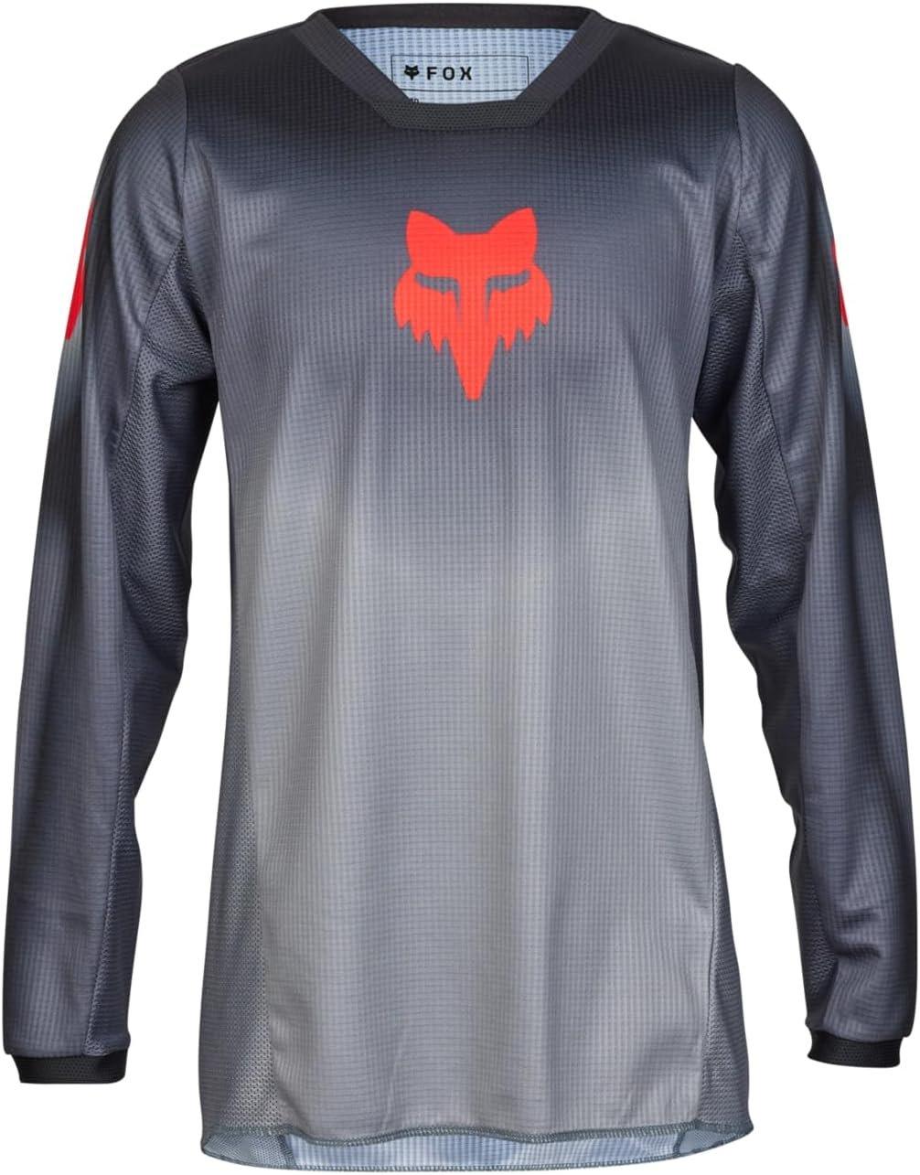 Fox Apparel Grey/Red / Youth Small Fox 180 Interfere Jersey Youth 32035-037-YS 191972900570 Jorgensen Powersports