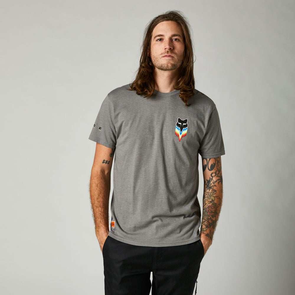 Fox Apparel Grey / XX-Large Fox Relm Tee 28558-185-2X 191972580222 Jorgensen Powersports