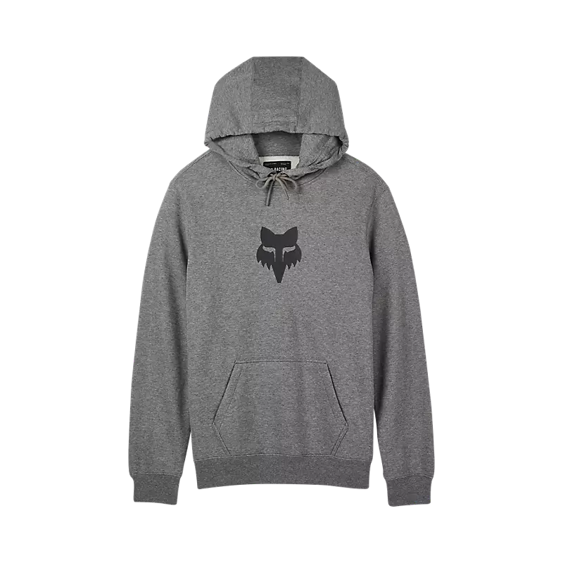 Fox Apparel Heather Graphite / Small Fox Head Hoodie 31608-185-S 191972839917 Jorgensen Powersports