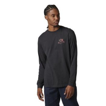 Fox Apparel Large / Black Fox No Contest Long Sleeve Premium Tee 29817-001-L 191972670589 Jorgensen Powersports