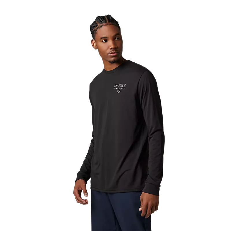 Fox Apparel Medium Fox Big Influence Long Sleeve Drirelease® Tee 29812-001-M 191972673351 Jorgensen Powersports