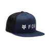 Fox Apparel Midnight Blue Fox Absolute Mesh Snapback 31640-329 OS 191972846731 Jorgensen Powersports