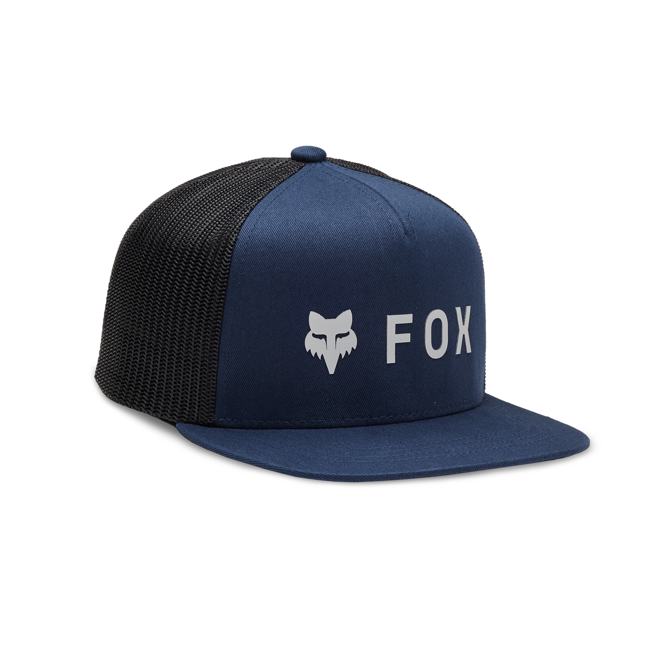 Fox Apparel Midnight Blue Fox Absolute Mesh Snapback Hat Youth 31802-329-OS 191972846700 Jorgensen Powersports