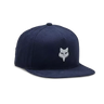 Fox Apparel Midnight Blue Fox Head Snapback Hat 31641-329-OS 191972846694 Jorgensen Powersports