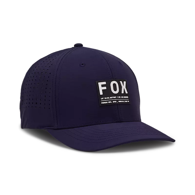 Fox Apparel Midnight Blue / S/M Fox Non Stop Tech Flexfit Hat 31624-329-S/M 191972906343 Jorgensen Powersports