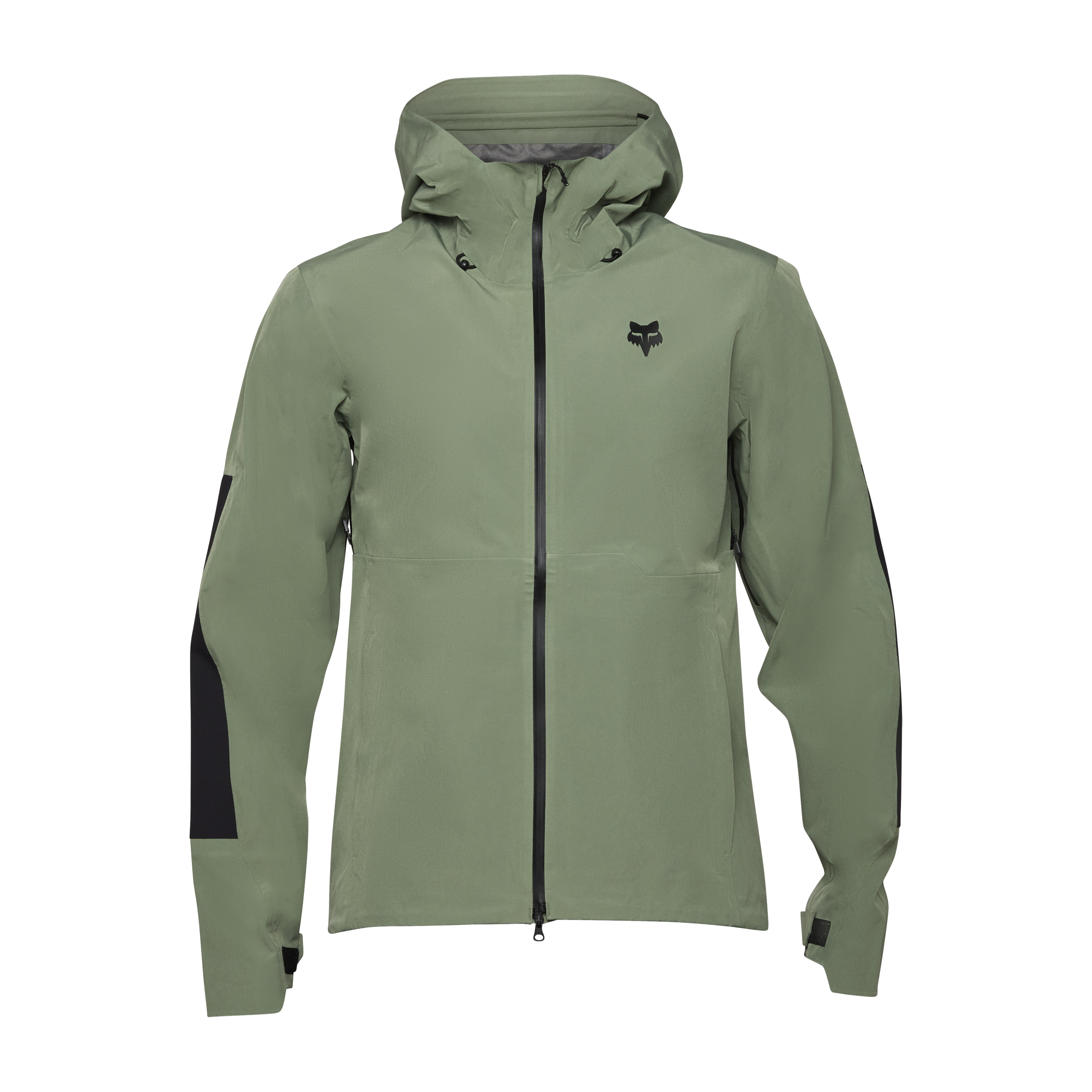 Fox Apparel Moss / Small Fox Defend 3-Layer Water Jacket 33784-406-S 191972956751 Jorgensen Powersports