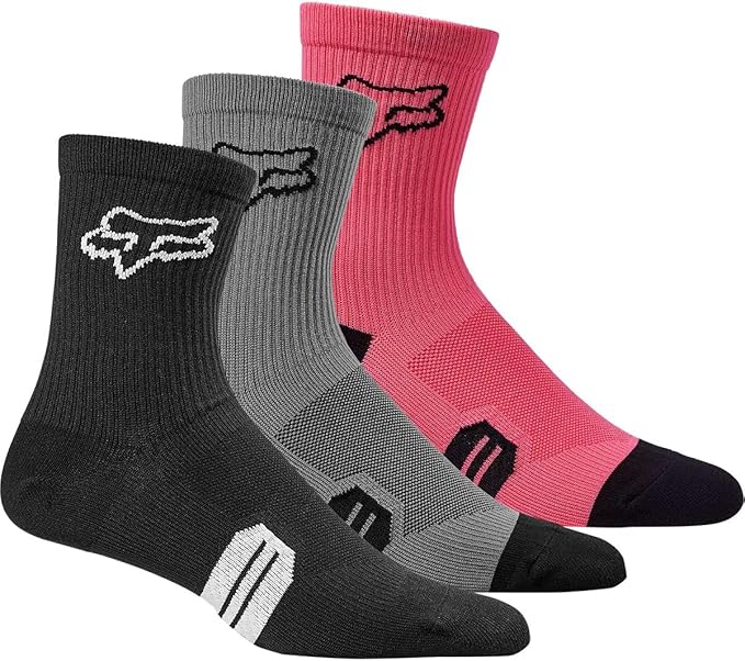 Fox Apparel Multicolor / XS/S Fox 6" Ranger Black Socks Prepack 32451-922-XS/S 191972907081 Jorgensen Powersports