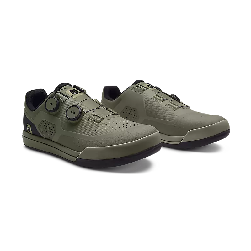 Fox Apparel Olive Green / 37 Fox Union BOA Clipless Shoes 29353-099-37 191972852367 Jorgensen Powersports