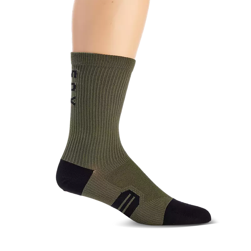 Fox Apparel Olive Green / XS/S Fox 8" Ranger Socks 31530-099-XS/S 191972853258 Jorgensen Powersports