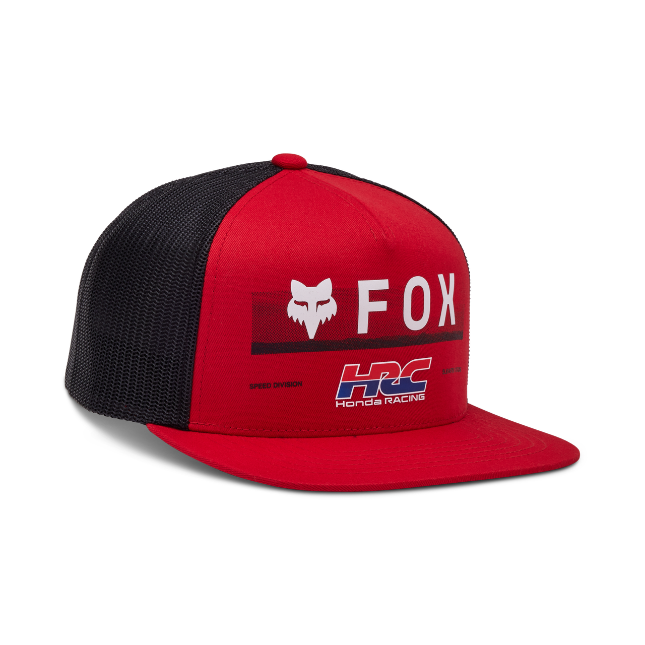 Fox Apparel Red Fox X Honda SnapBack Hat 32253-122-OS 191972894572 Jorgensen Powersports