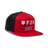 Fox Apparel Red Fox X Honda SnapBack Hat 32253-122-OS 191972894572 Jorgensen Powersports