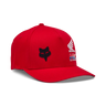 Fox Apparel Red / S/M Fox X Honda FlexFit Hat 32241-122-S/M 191972894534 Jorgensen Powersports