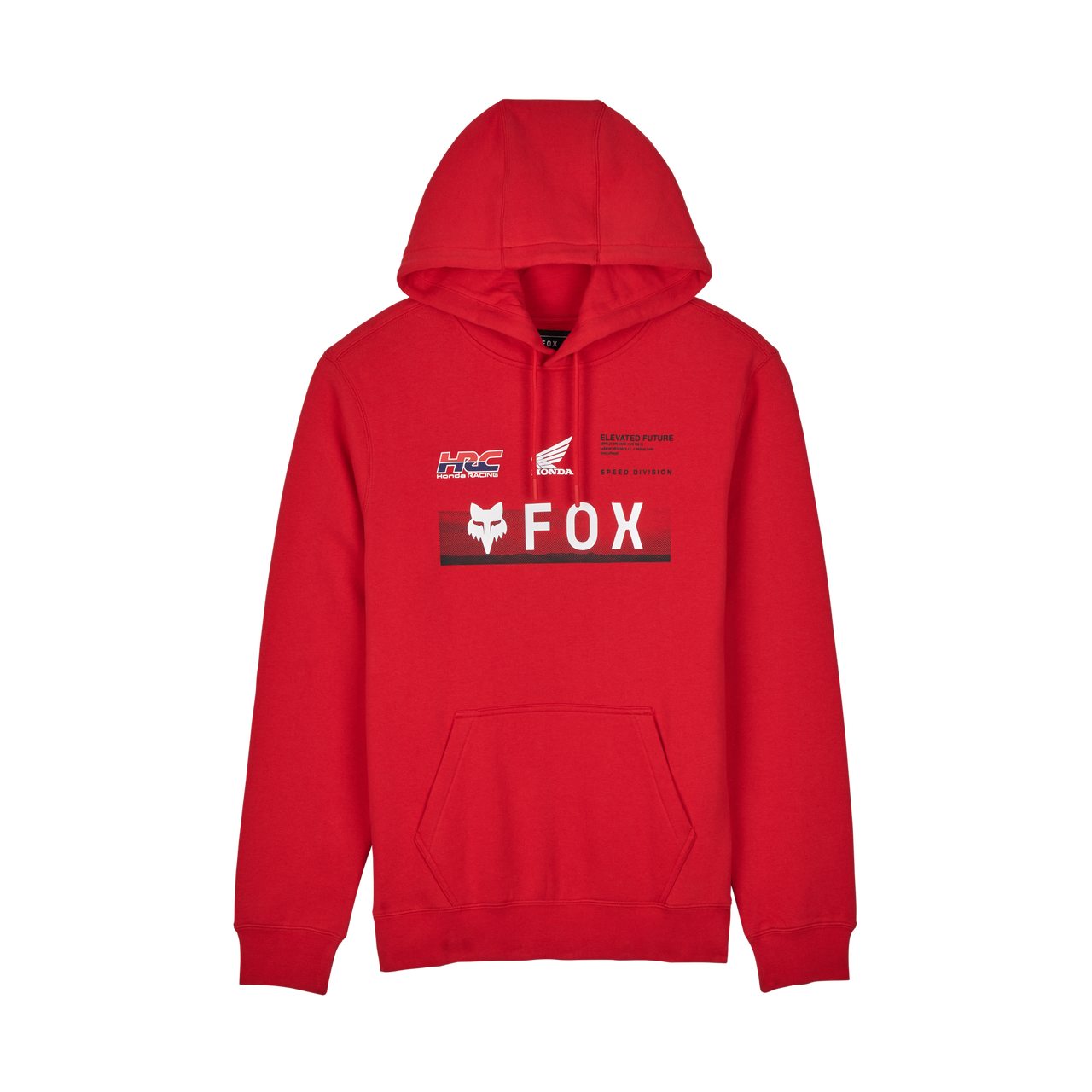 Fox Apparel Red / Small Fox X Honda Fleece Hoodie 32104-122-S 191972894190 Jorgensen Powersports