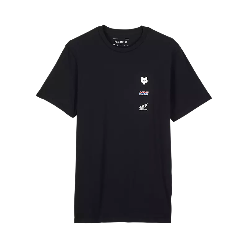 Fox Apparel Small / Black Fox X Honda Premium Tee II 32059-001-S 191972878343 Jorgensen Powersports