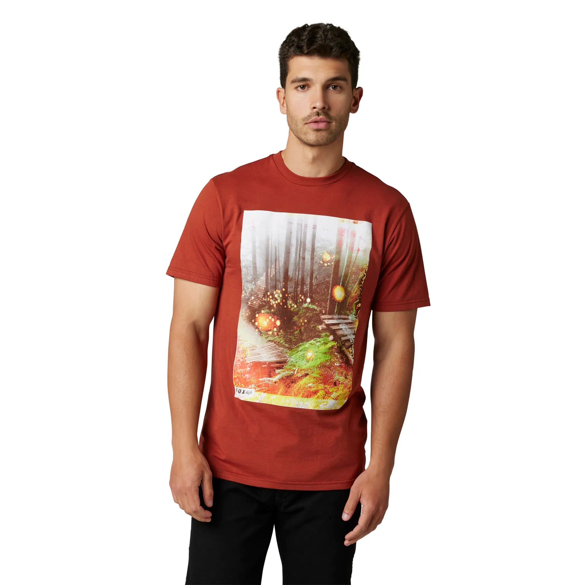 Fox Apparel Small Fox Dilineation Tee 29787-369-S 191972681226 Jorgensen Powersports