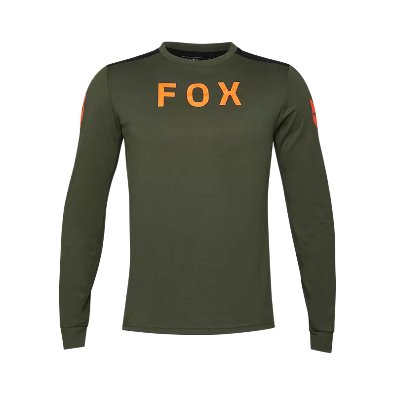 Fox Apparel Small Fox Ranger Aviation Drirelease Long Sleeve Jersey 32356-245-S 191972942396 Jorgensen Powersports