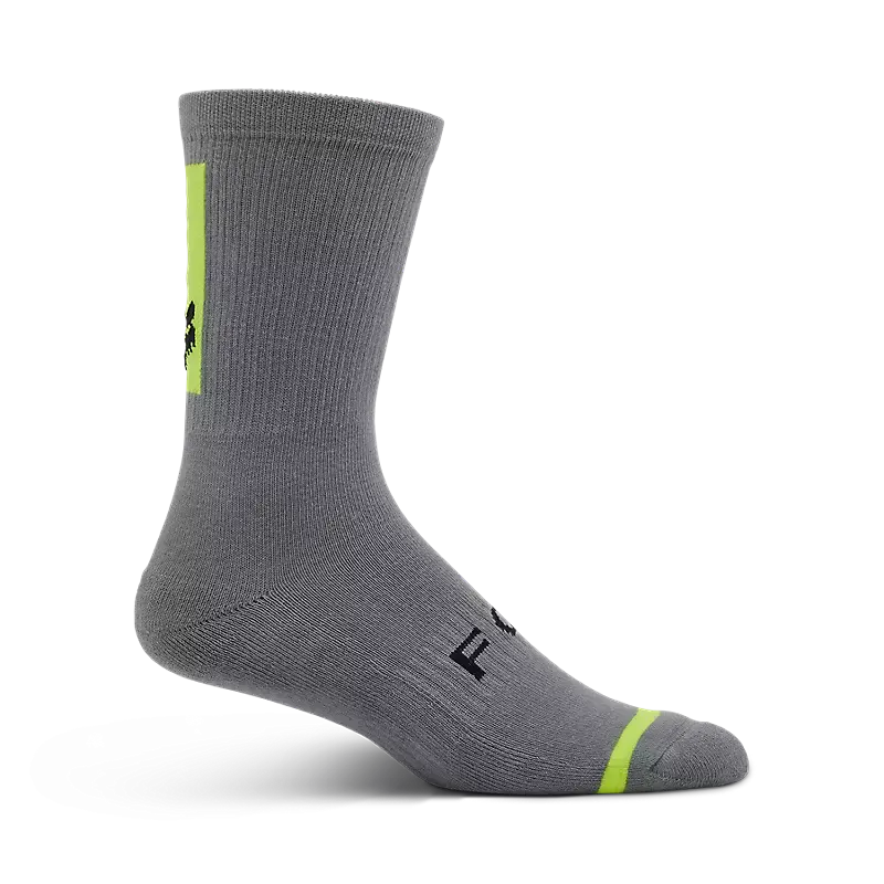 Fox Apparel Steel Grey / XS/S Fox 8" Defend Socks 31499-172-XS/S 191972961977 Jorgensen Powersports