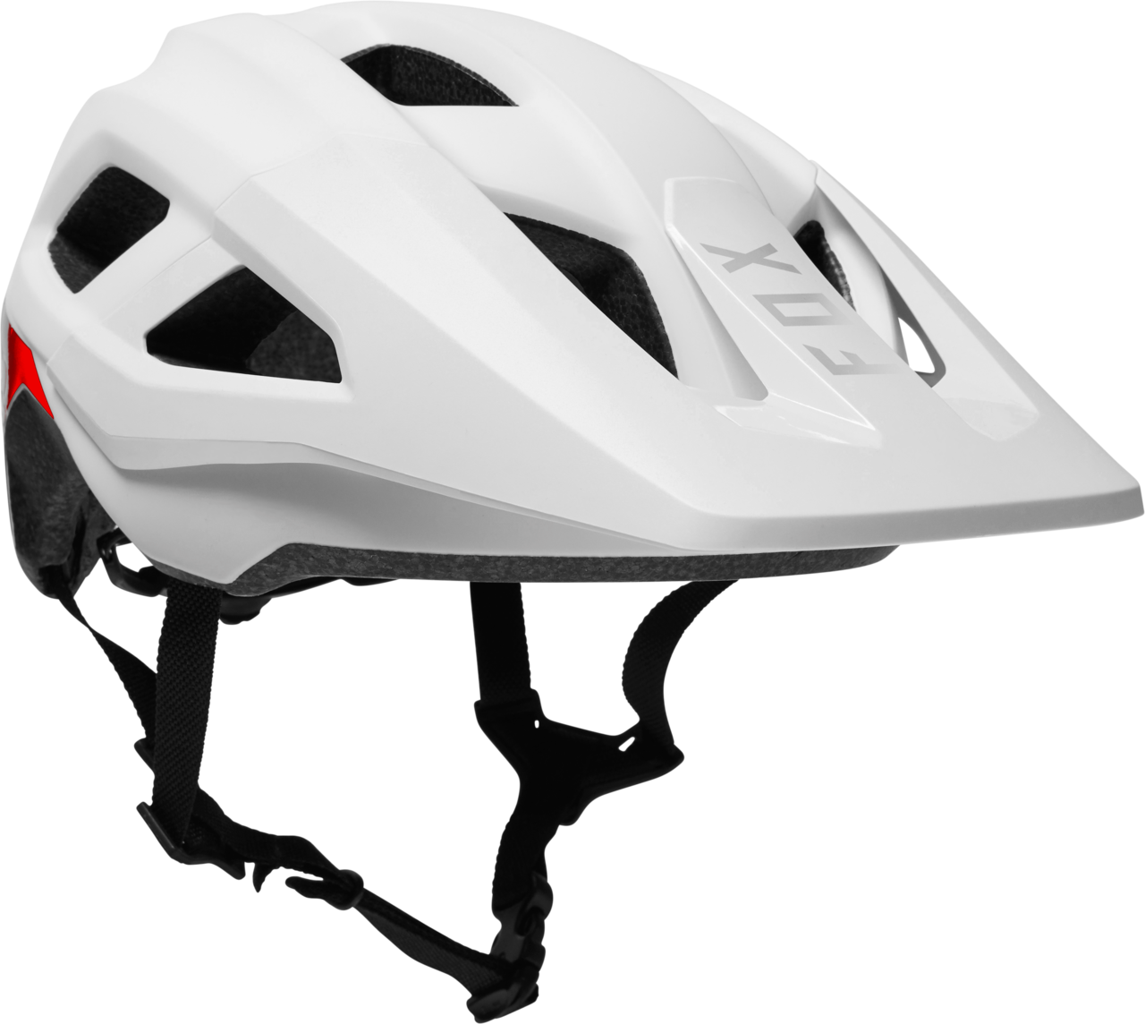 Fox Apparel White Fox Mainframe Helmet Youth 28983-008-OS 191972712159 Jorgensen Powersports