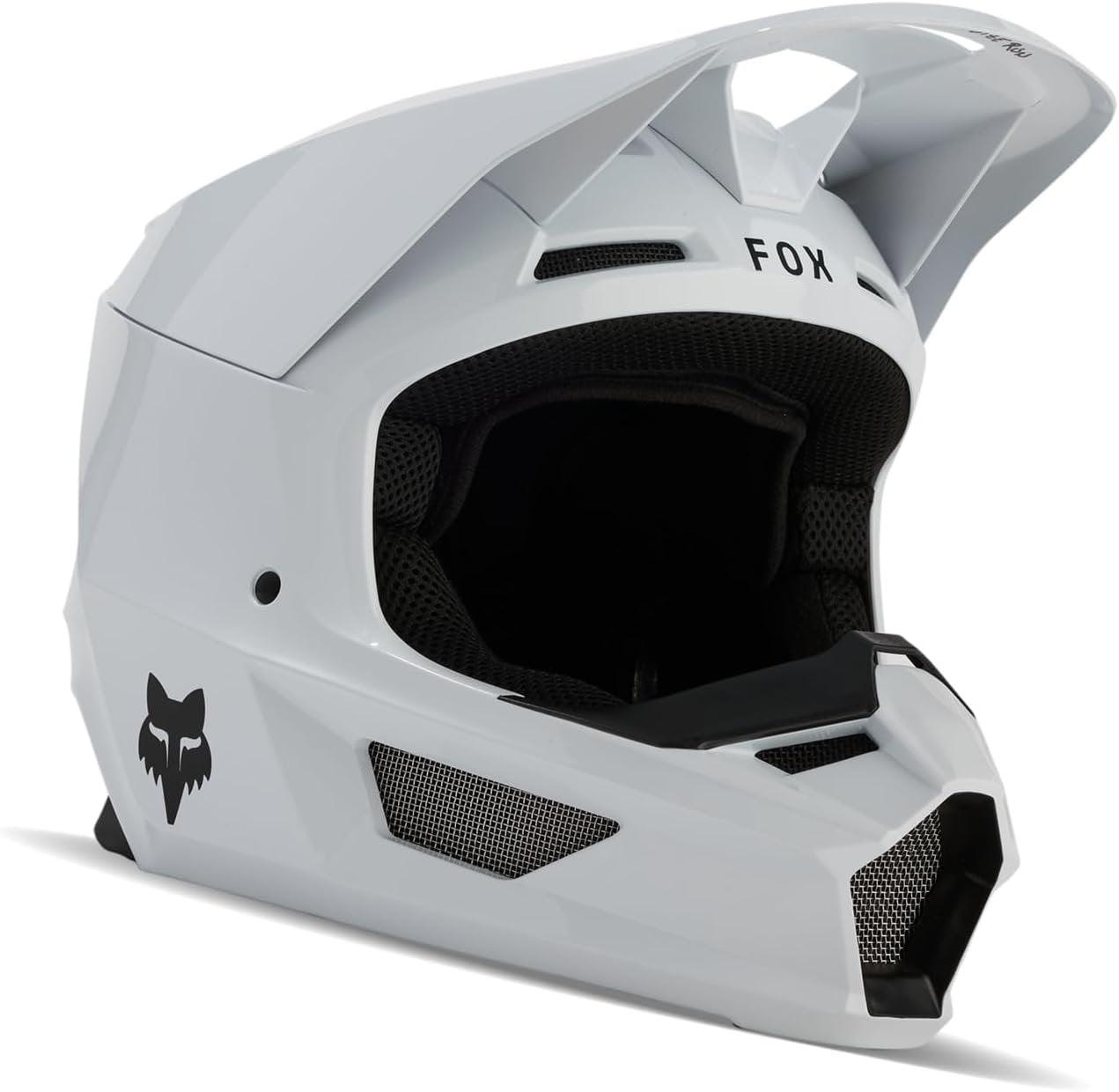 Fox Apparel White / Medium Fox V Core Helmet 32621-008 M 191972866135 Jorgensen Powersports