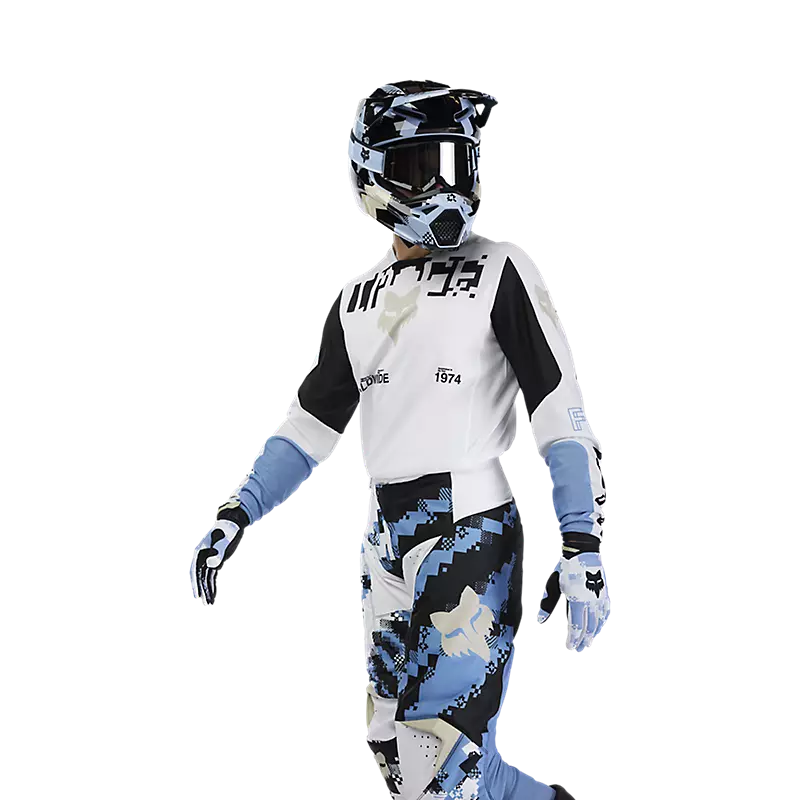 Fox Apparel White / Small Fox Racing 180 Digi Image Motocross Jersey – 2025 MX Race Gear 33535-008 S Jorgensen Powersports
