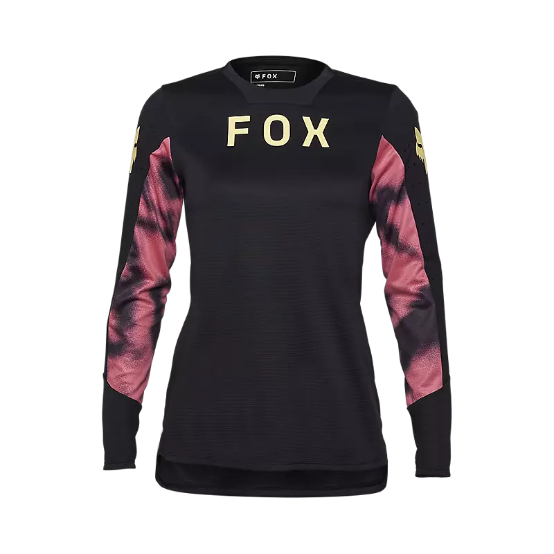 Fox Apparel X-Small Fox Women's Defend Taunt Long Sleeve Jersey 32158-001-XS 191972926488 Jorgensen Powersports