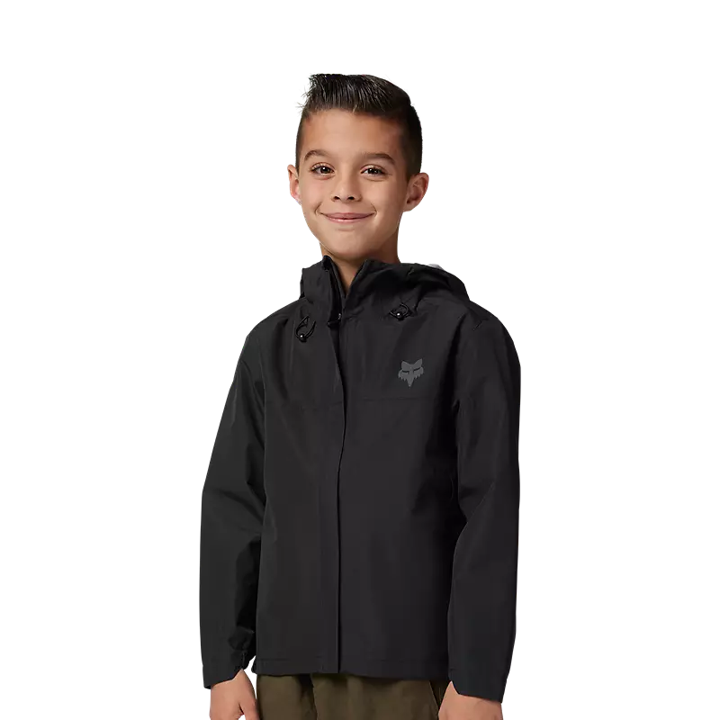 Fox Apparel Youth Small Fox Ranger 2.5-Layer Water Jacket Youth 33798-001-YS 191972934193 Jorgensen Powersports